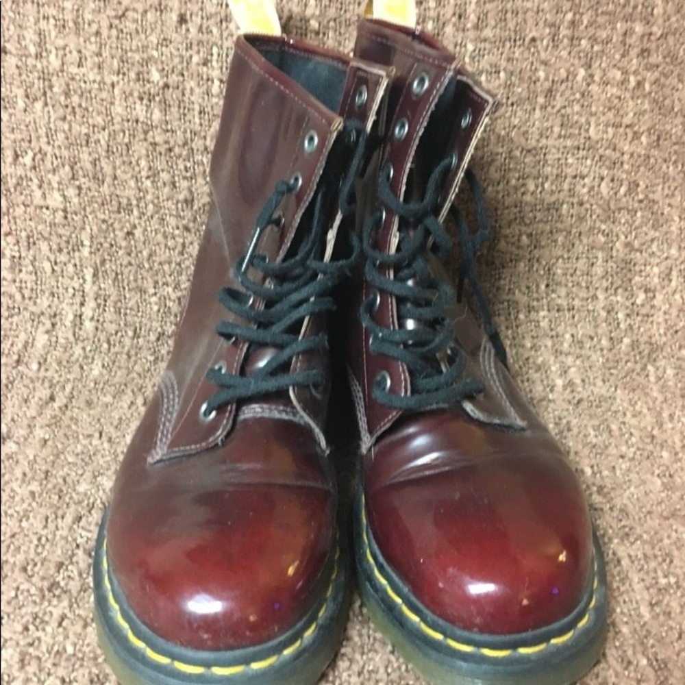 Dr. Martens maroon boot